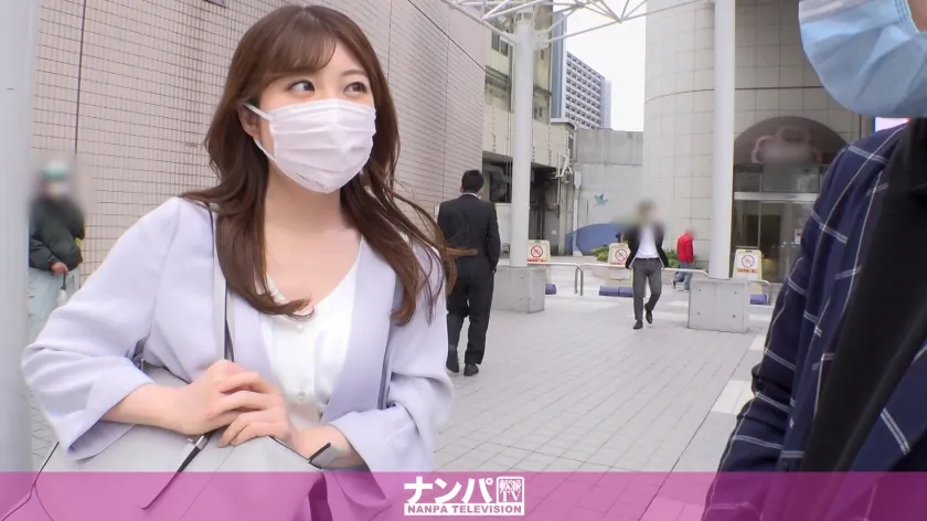 【白井すみれ】マジ軟派、初撮。 1818 保険の営業回りをしているお姉さんをナンパ！真っ白なスベスベの肌を撫で回すとHな雰囲気に…快感に浸り、仕事を忘れてSEXに夢中！！