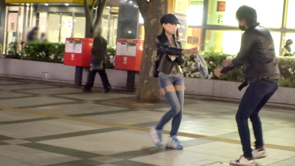 【白石椿】マジ軟派、初撮。 1808 スレンダー巨乳！美しすぎるクビレのJDをナンパ！イケメン男優を前にノリでSEX突入！イケイケな外見だけど抱かれてるときは従順に、そして甘い声で喘ぐ！