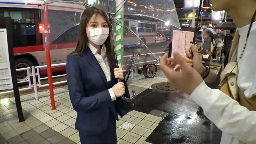 【百瀬きい】マジ軟派、初撮。 1833 【破れたパンスト×スベスベ美尻】仕事帰りのお姉さんを渋谷でナンパ！上京したばかりで友達のいない寂しさを埋めるため…？お酒を飲んで仲良くなった男優に即カラダを許すのだった！