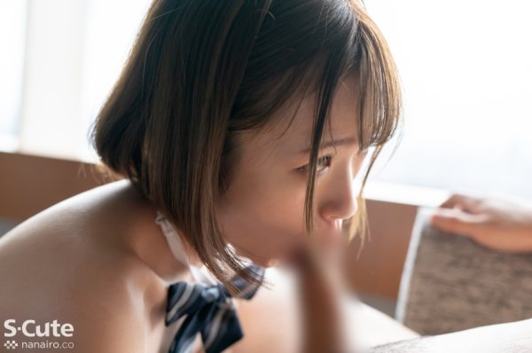 【真白美生】みお(20) S-Cute 制服スカートの中のグッチョリ濡れマンに生挿入