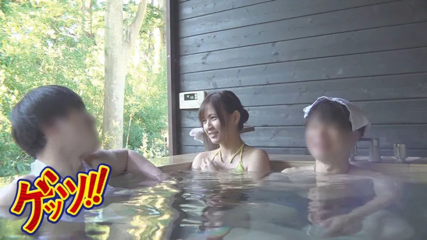 【蓮見天 他】彼氏と旅行中のJDが乱交専用の混浴風呂に入ってしまい、待ち伏せ中のワニ達に痴漢され中出し輪姦で屈辱イキ！