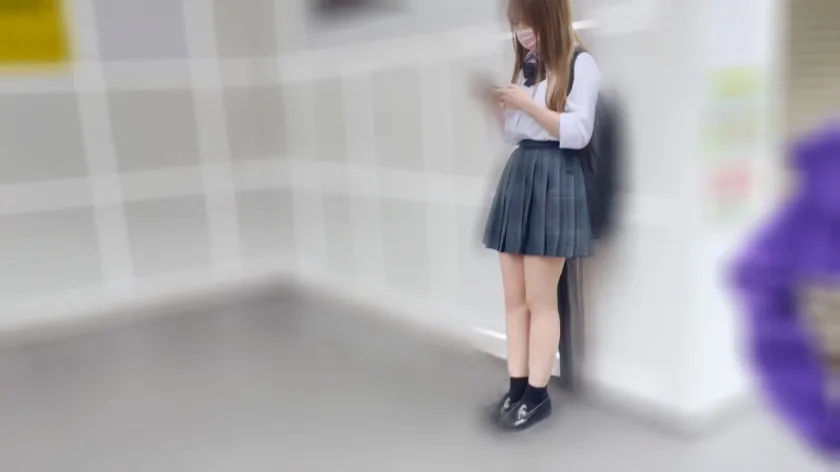 【蘭々】【JK】ヲタク気質な巨乳J〇に中出し！男の視線を独り占めする美貌とおっぱいを併せ持つ制服美少女☆自宅に連れ込み生チン突っ込んだハメ撮り記録