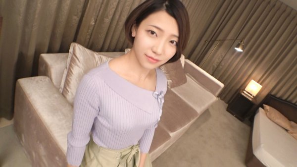 【渡辺みお】【初撮り】【ショートカット美女】【淫らに喘ぐ美容部員】ストレス発散のために応募してきたスレンダーガール。照れ笑いが恍惚の表情に変わる瞬間はお見逃しなく。 ネットでAV応募→AV体験撮影 1433